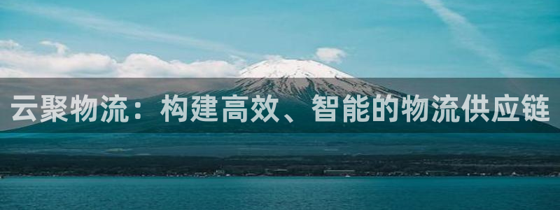 tptp下载教程：云聚物流：构建高效